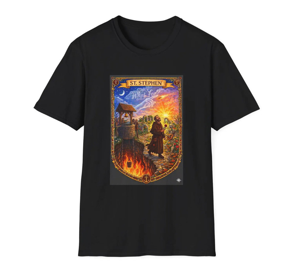 Saint Stephen With Rose Grateful Dead TShirt